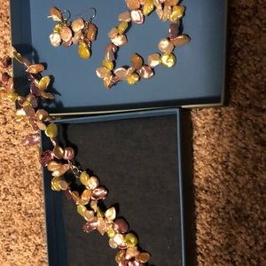 Set of Multicolored Freshwater Pearls